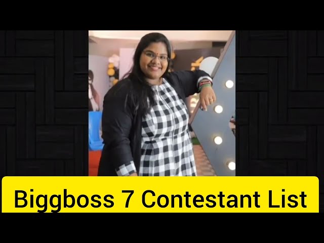 BiggBoss Season7 Tamil Contestant List l 1st October 2023 - Promo