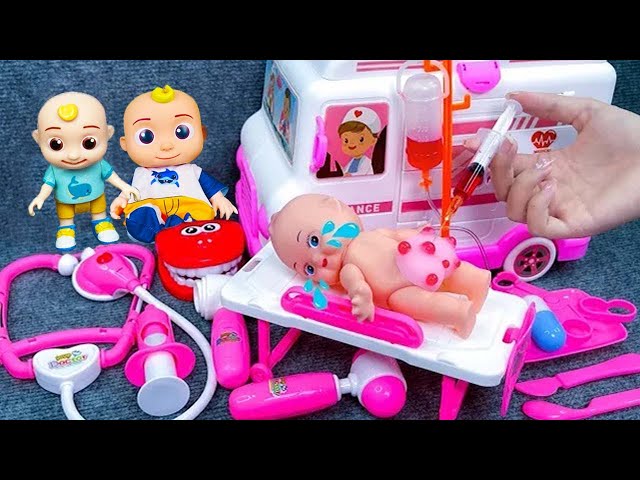 30-Minute CoComelon Mini Doctor Set 🏥 & Pinkfong Ambulance 💞 ASMR Unboxing & Toy Review