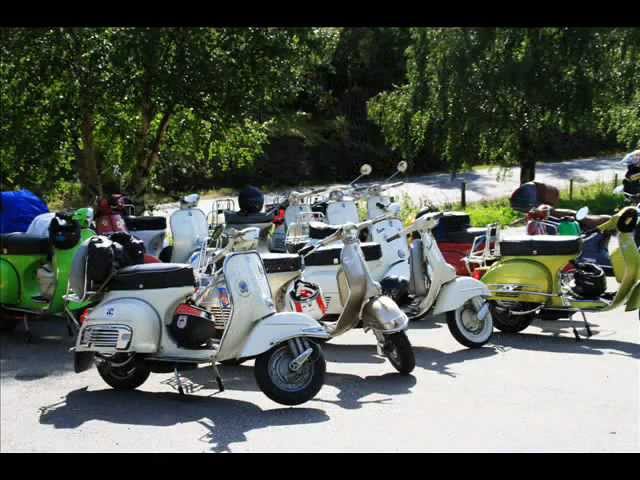 Vespa scooters