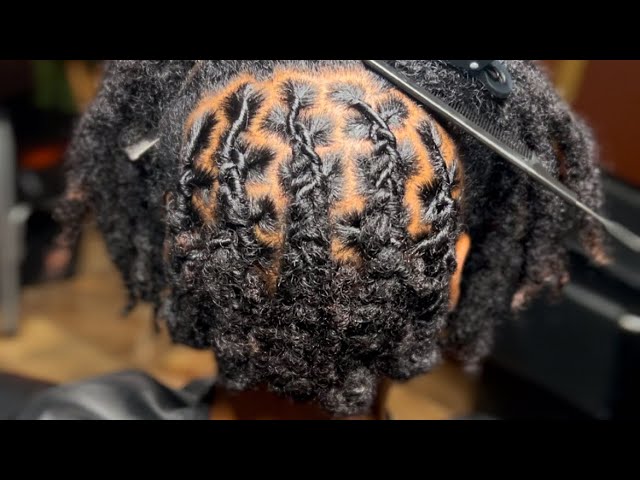 Loc Braid Down For Quick Weave Prep