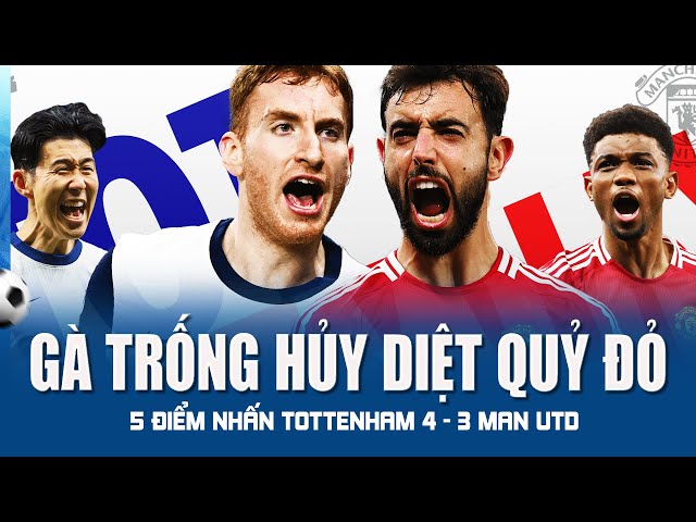 Tottenham vượt qua Man Utd 4-3: 5 điểm nhấn kịch tính #tottenham #manutd #leaguecup