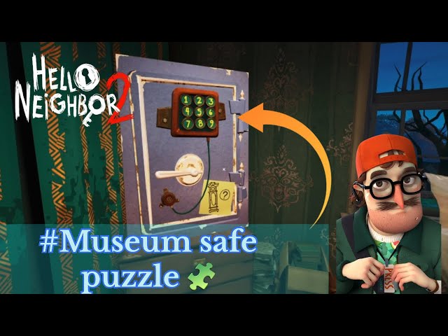 Museum safe puzzle #helloneighbor #helloneighbor2 #walkthroughgameplay #storymode #gaming