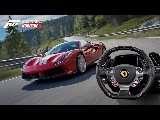 🏎️ Ferrari 488 GTE Competizione 1600HP | Forza Horizon 5 | Logitech G29 Gameplay! 🔥🎮