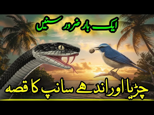 Chiryah Aur Andha Sanp ka Sacha Qissa | Sanp aur chiryah ka qissa | Islamic waqiat