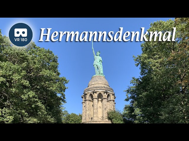 Hermannsdenkmal im Teutoburger Wald (3D 180 VR)