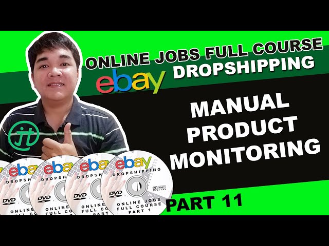 Manual Monitoring Spreadsheet Ebay Dropshipping Online Jobs At Home Tutorial Part 11