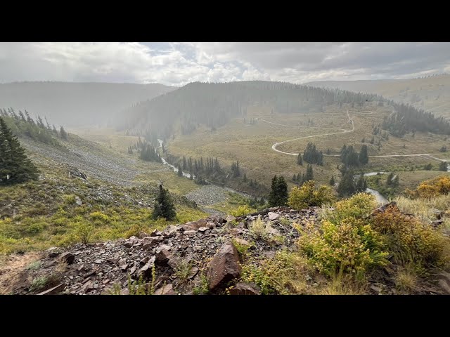 Cumbres & Toltec Scenic Railroad, Narrow Gauge, Arriving Osier, Colorado, 9/10/2024