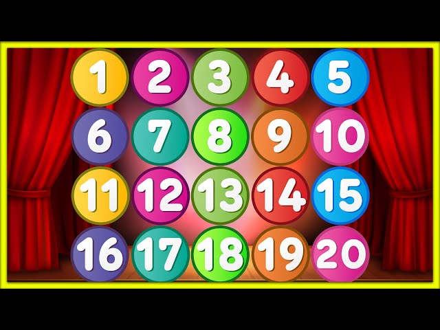 Count Down From 20 to 1 | Numbers & Counting for Children