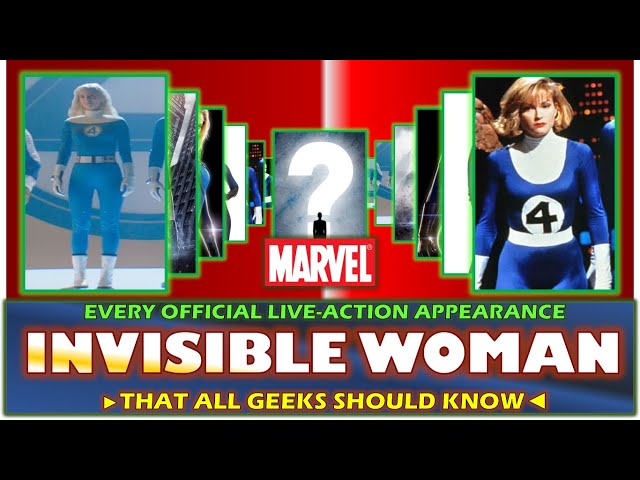 Every Invisible Woman Live-Action Official Appearance That Every True Geek Must Watch