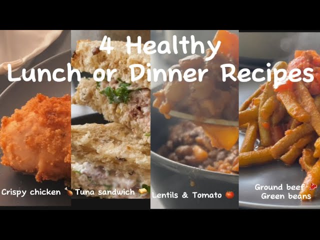 4 - Healthy Lunch Or Dinner 🍽️ Recipe - for Lunch or Dinner