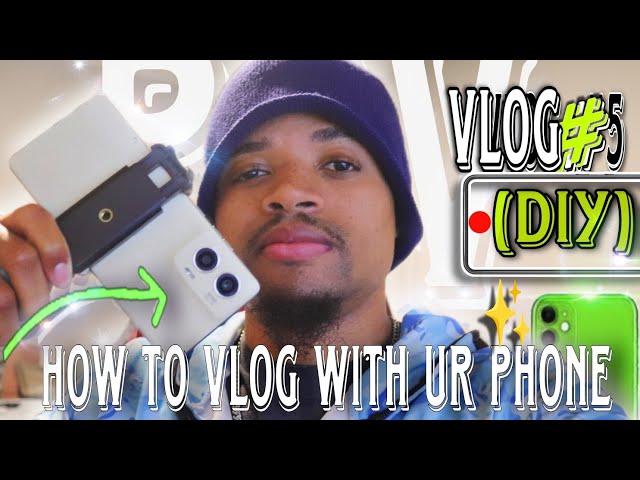 How to Vlog with just Your Phone (DIY Vlog Setup)