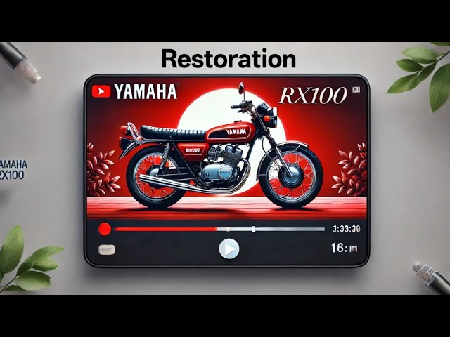 I Restored a Legendary Motorcycle | Yamaha rx100 restoration timelapse | Fizzlapse