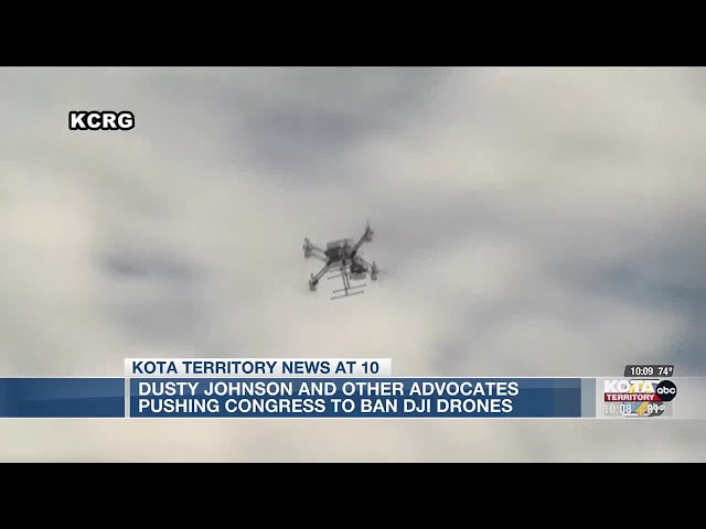 Johnson, others push Congress to ban Chinese drones