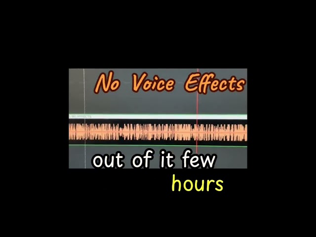 Acapella Verse / No Voice Effects #2