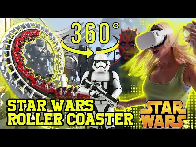 The best VR 360 ROLLER COASTER, "STAR WARS" #360 #vr360 #360video #rollercoaster #vrecorder #vr