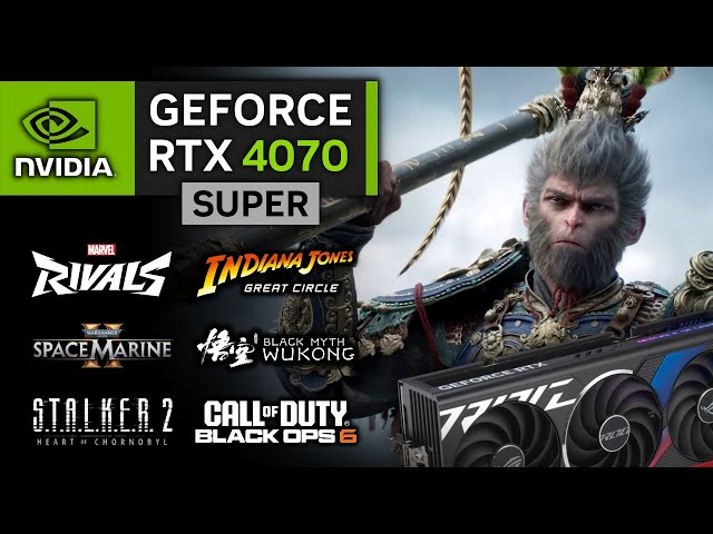 RTX 4070 SUPER Test in 10 Games in 2025 (1080p)