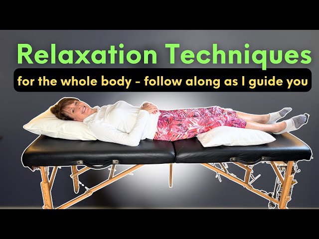 Relaxation Techniques | Follow along with me as I guide you through full body relaxation exercises