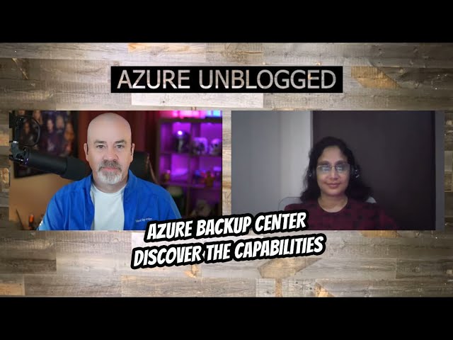 Azure Backup Center - Discover backup capabilities