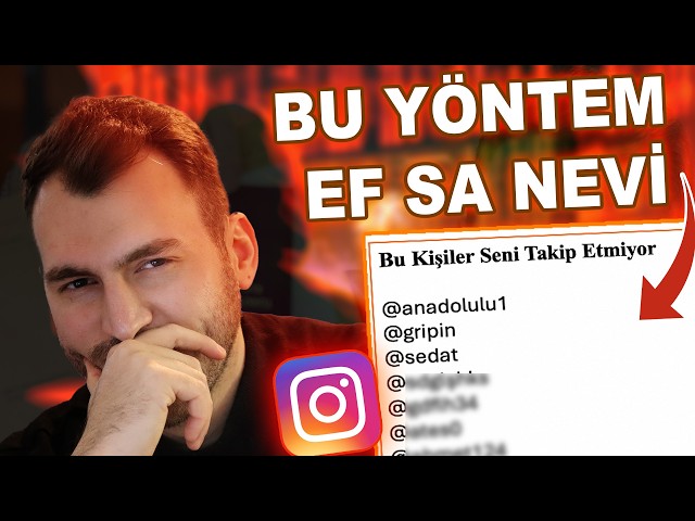 İNSTAGRAM’DA SENİ TAKİP ETMEYENLERİ BULMA YÖNTEMİ