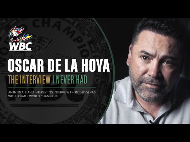 Oscar del la Hoya, the pain of losing a fight can stay with you forever