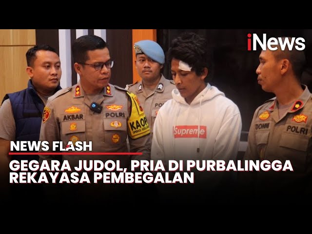 Kalah Judol, Pria di Purbalingga Nekat Pura-Pura Dibegal | News Flash