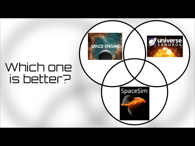 COMPARISON: Universe Sandbox VS SpaceEngine VS SpaceSim | 4K