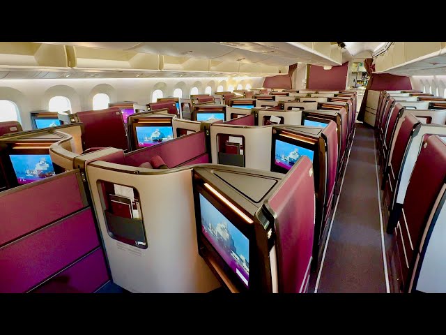 Qatar Airways (new) Business Class | Boeing 787-9 Dreamliner Frankfurt to Doha flight report