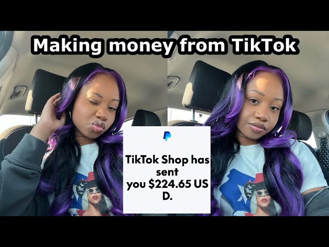 How I made money from tiktok