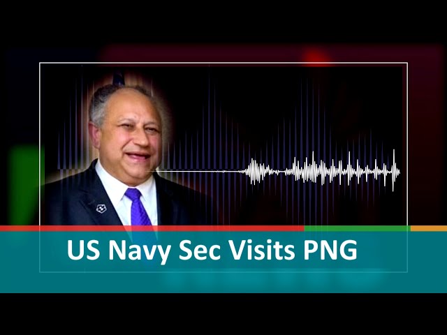 US Navy Sec Visits PNG