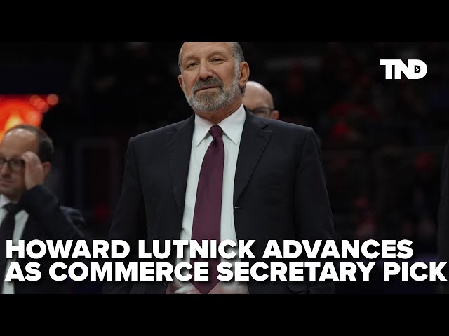 Senate panel advances Howard Lutnick as commerce secretary pick