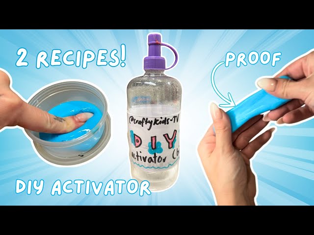 DIY SLIME ACTIVATOR WITH PROOF 💦