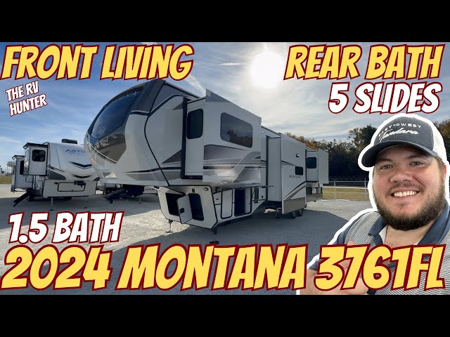 2024 Montana 3761FL | Front Living / Rear Bath RV with 5 slides!