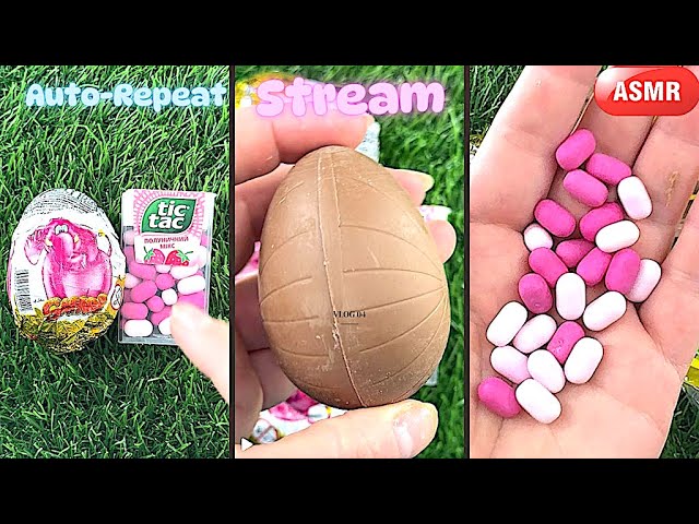 ASMR Relaxing Candy Unboxing | Chocolate Egg Surprise &  Lollipops (No Talking) 🍭🍫