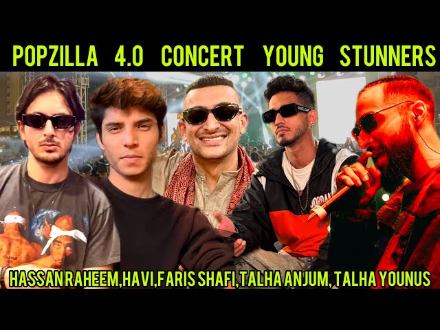 PopZilla 4.0 - Young Stunners - Havi - Hasan Raheem - Faris Shafi - Concert in Karachi