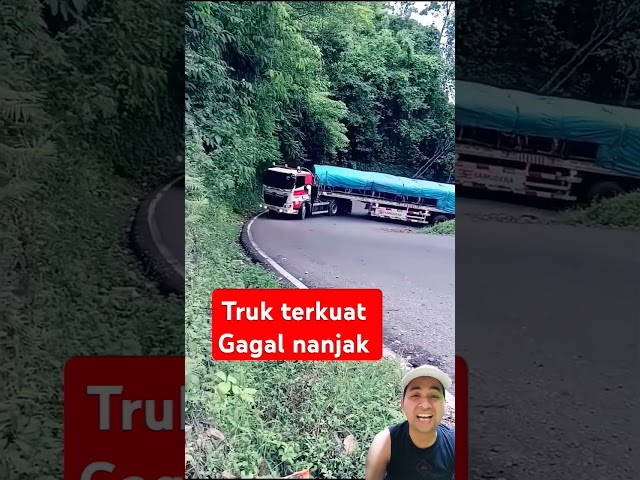 Truk gagal nanjak #automobile #trukhino500 #offroad #busmania #travel