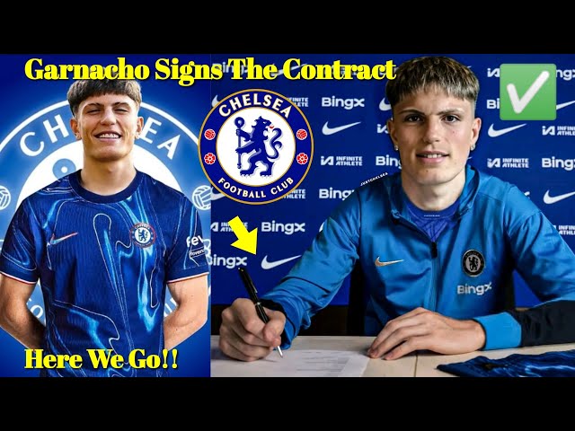 HERE WE GO!!💥 Garnacho $igns Mega Chelsea Cøntract Today ✍️🔵 £87M + Add Ons In Transfer