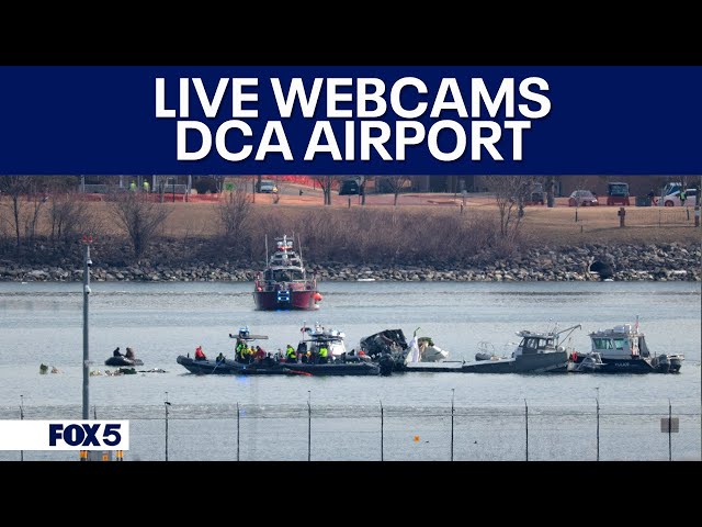 LIVE WEBCAMS: DC crews respond to plane crash in Potomac | FOX 5 DC