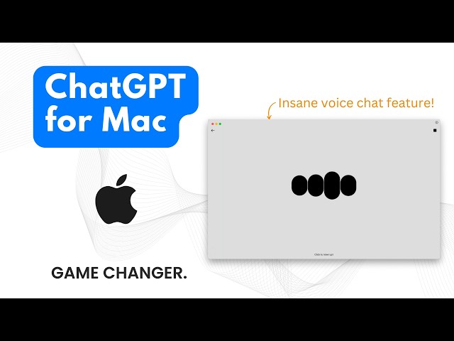 How to Use ChatGPT for Mac | Voice feature is a game changer