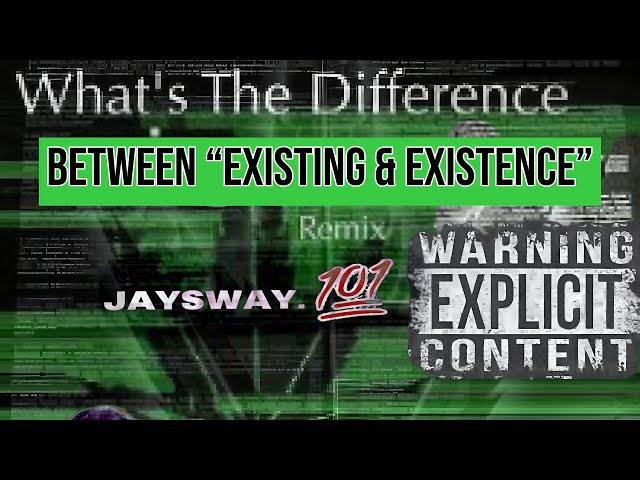 What’s The Difference Between EXISTING & EXISTENCE? (JAYSWAY.101) #cover #drdre #dre