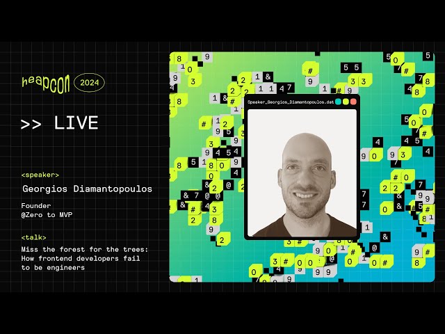 Georgios Diamantopoulos -Miss the forest for the trees: How frontend developers fail to be engineers