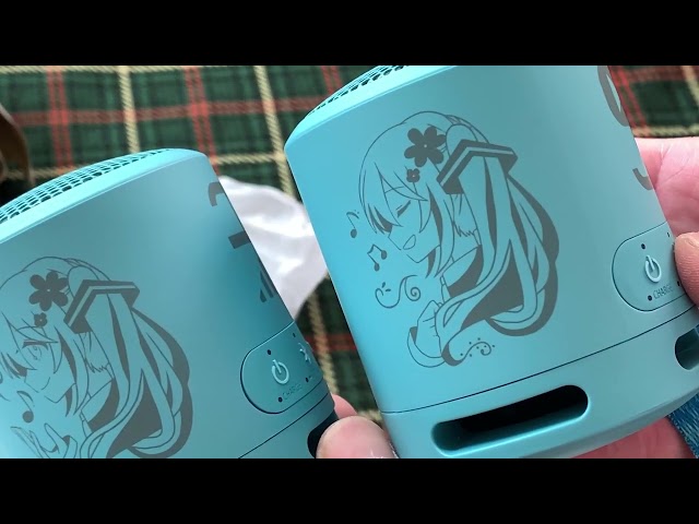 初音ミク コラボレーションモデル　2台セットデザイン　SRS-XB13/MK　ワイヤレスポータブルスピーカー