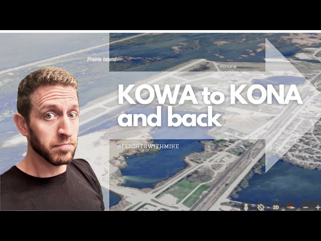 KOWA to KONA, and back! #aviation #flying