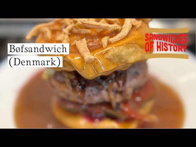 Bøfsandwich (Denmark) on Sandwiches of History⁣