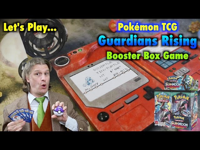 PKMTCG - Let's Play The Sun & Moon Guardians Rising Booster Box Game for Pokémon TCG!