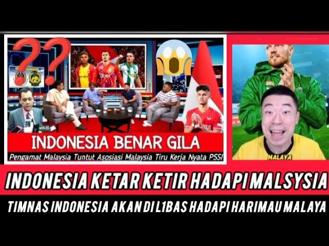 🔴🤫 INDONESIA KETAR KETIR LAWAN MALAYSIA! HARIMAU MALAYA DAPAT BOMBER MEMATIKAN!....