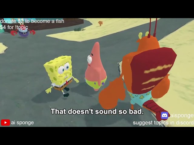 AI Sponge Try not to laugh but it's actually offensive