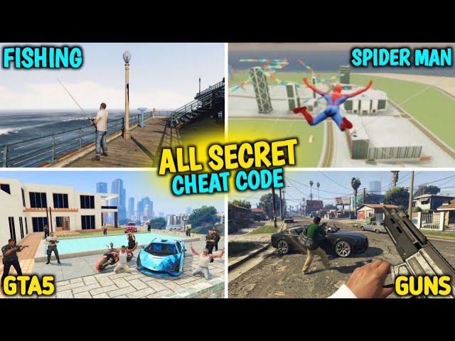 Finally😍Gta 5 + Guns + Spider Man + Fishing Secret Cheat Code 🤯 Indian Bikes Driving 3d New Update