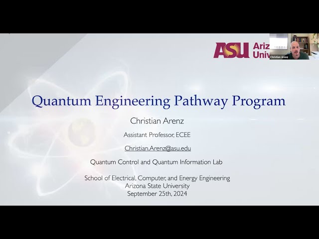 Fall 2024 - Pathways Seminar - Quantum Engineering