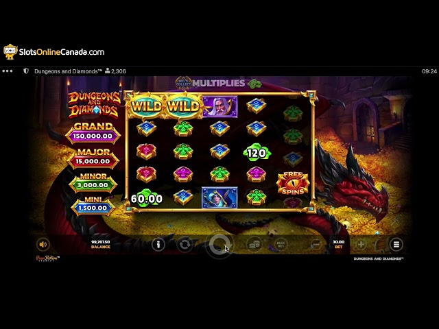 Dungeons and Diamonds Slot - 25 spins Experience