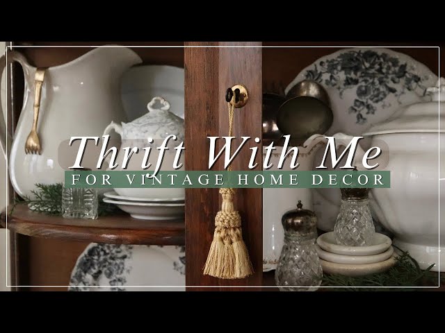 GOODWILL THRIFT WITH ME & STYLED THRIFT HAUL! | Decorating Ideas | Thrifting Home Decor